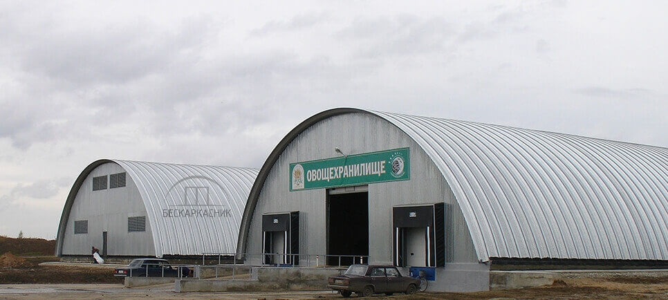 Строительство картофелехранилища  в Новгородской области