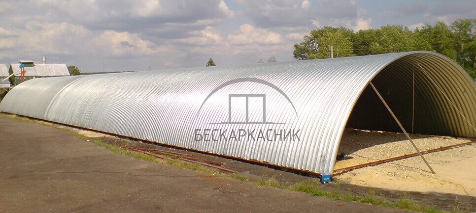 ангары для хранения сена  в Новгородской области